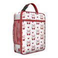 thumbnail image 1 of Sac à Lunch Cerise – Motif de Fruits Cerises Rouges Mignon Design Esthétique pour Amateurs de Cerises Illustration d'Art de Bonbons Rose Doux Sac Isotherme Réutilisable, 1 of 6