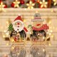 thumbnail image 3 of Navidad Luminoso Led Adorno De Madera De Papá Noel Para Decoraciones Navideñas Advancent HA043601-02, 3 of 6
