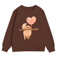 thumbnail image 4 of Valentines Day Outfit Toddler Girl Crewneck Sweatshirt Lover Themed Letter Print Long Sleeve Pullover Boys Pullover for Toddler 4-5 Years, 4 of 4