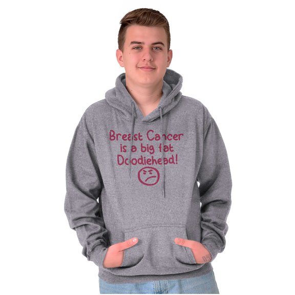 Breast Cancer is a Doodiehead Hoodie Sweatshirt Women Brisco Brands S