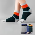 thumbnail image 2 of Unisex Toe Socks Five Finger Socks for All-Season Crew Socks Series 21, 2 of 8