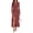 Rust Red, variant on PRETTYGARDEN Women's Formal Maxi Floral Dresses with Slit Long Sleeve Ruffle Hem, Elegant Outfit for Wedding Guest & Cocktail Party, Bodycon Crewneck Mesh Dresses, Fall Fashion