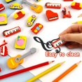 thumbnail image 2 of Gomas de borrar musicales Satomoto, 30 unidades, 3D, desmontables, para niños, 2 of 6