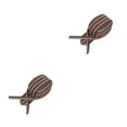 thumbnail image 2 of Qarigey Mujer Hombre Chefs Sombreros con correa ajustable Headwrap Comida Cocina Trabajo Catering Cap para Cocina Panadería Café Raya blanca Type2 NO2, 2 of 6