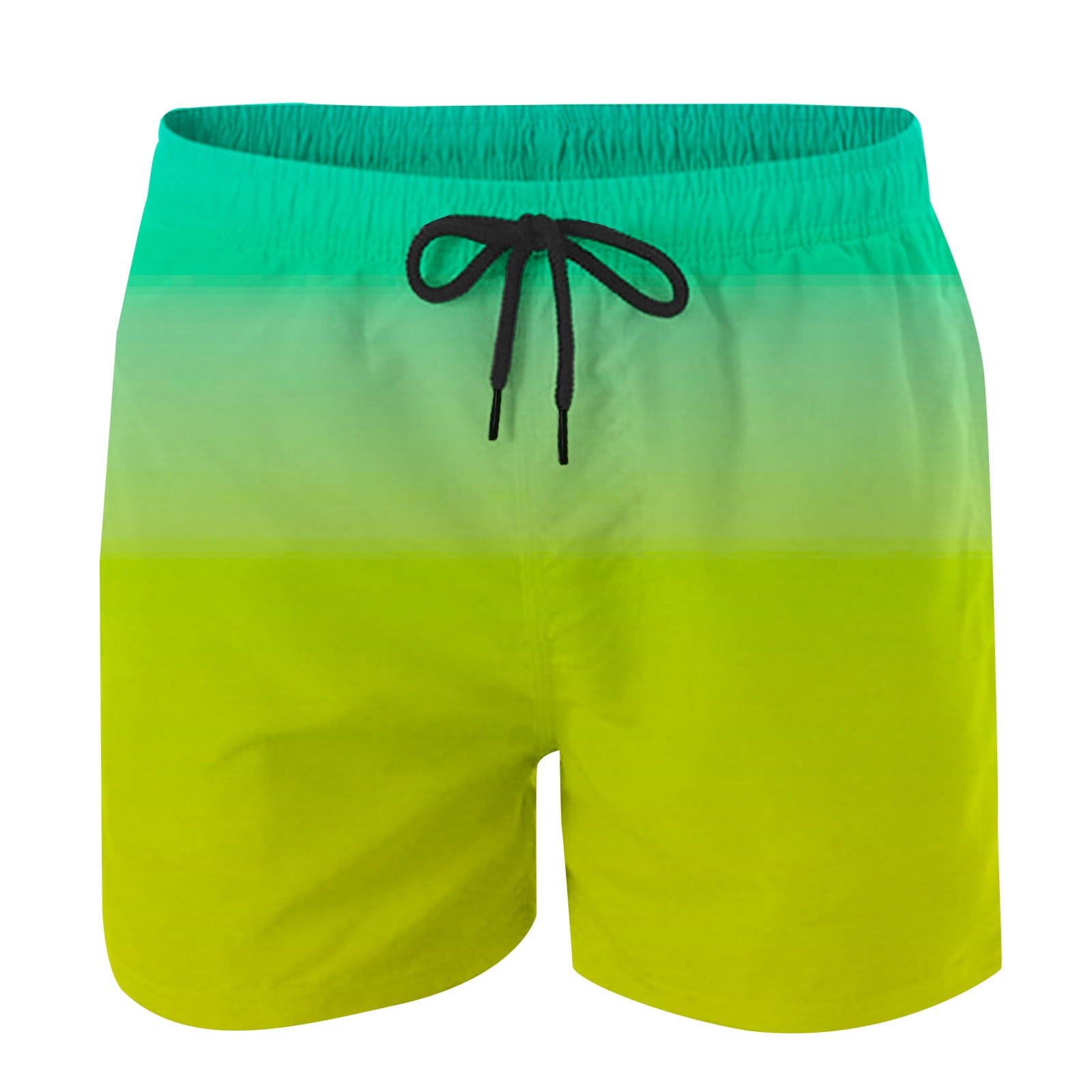 Vikakiooze Men's Gradient Swim Shorts Summer Quick Dry Pocket Beach ...