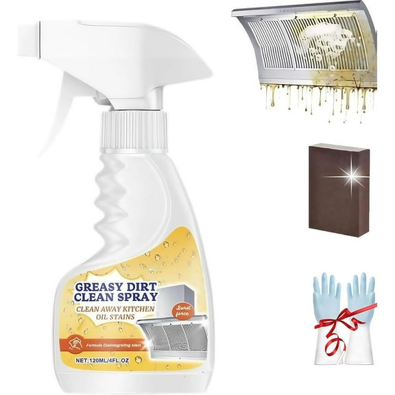 Gihen Heavy Oil Cleaner Stain, 2026 Upgrade Gihen Multi Purpose Cleaner, Clean Up Kitchen Oil Stains, For Countertops, Ovens, And Appliances