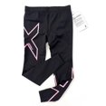 thumbnail image 1 of 2XU Collants de Compression pour Filles Jeunes Noir / Rose ( L ), 1 of 2