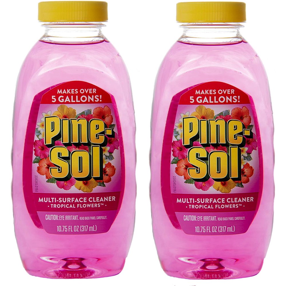 PineSol MultiSurface Cleaner Tropical Flowers, 10.75 fl oz (2Pack
