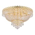 thumbnail image 2 of Century 9 light Gold Flush Mount Clear Royal Cut Crystal, 2 of 5