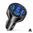thumbnail image 3 of 4 Port Car Charger, LED Voltmeter, 12V/24V USB Socket, Car Phone Charger Adapter for Android, iPad & More Phone Tablets, 3 of 8
