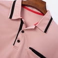 thumbnail image 4 of BSDJILFG Golf Shirts for Men Business Casual Work Top Summer Breathable Short Sleeve Buttons Collared Office Shirt with Pocket, 4 of 8