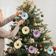 thumbnail image 1 of Juego de adornos navideños | Paquete de 3 bolas de plástico colgantes para decorar el árbol | Decoración para fiestas navideñas y bodas | Decoración festiva para interiores y exteriores, 1 of 6