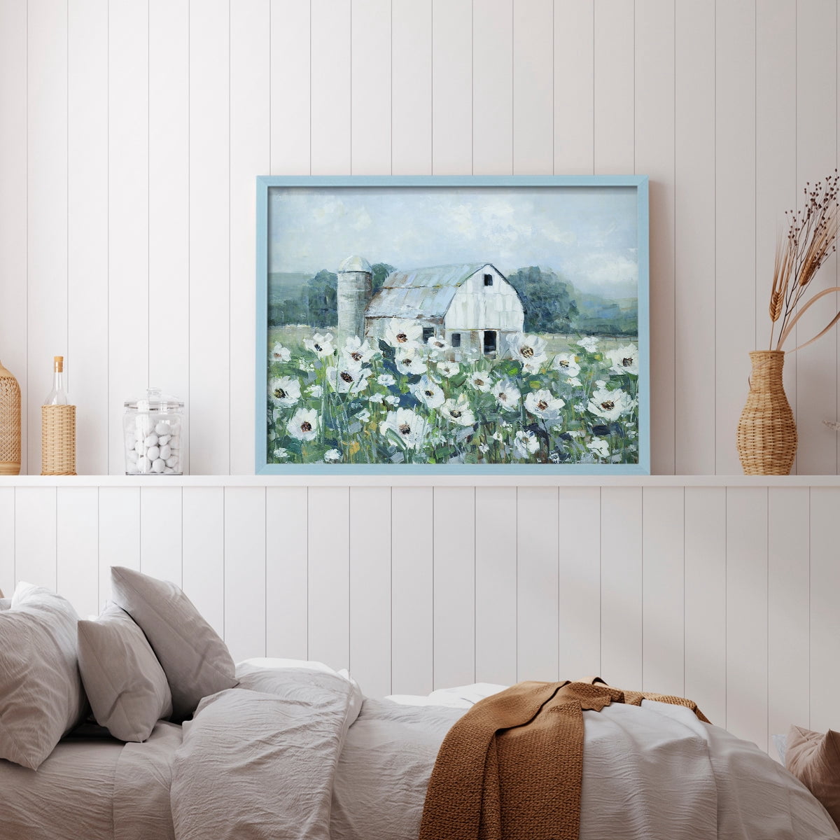Dream Fields by Sally Swatland - Restickable Framed Giclée Print