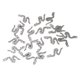 thumbnail image 2 of 3x20 Antique Silver Animal Charms Pendant Carfts Diy Jewelry Finding Snake, 2 of 5