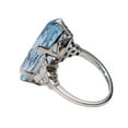 thumbnail image 1 of Funie Finger Rings Transparent Long Lifespan Lightweight Oval Shaped Smooth Blue Rings for Date, 1 of 8