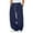 Dark Blue-XXXL, variant on Men's Loose Fit Sporty Trousers Drawstring Closure Wide Leg Quick Dry Polyester Casual Lounges Pants With Pockets