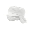 thumbnail image 4 of MEICHEN Women's Solid Color Skin-friendly Cotton Visor Hat Mesh Catering Waiter Kitchen Cap for Cooking, 4 of 4