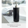 thumbnail image 6 of Yamazaki Home  Round Shower Dispenser - Three Styles, ABS Plastic, Body Soap, 16.9 fluid oz., 500 ml Black, 6 of 7