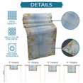 thumbnail image 6 of Summer Beach Starfish Table Runner 70 Inches, Blue Coastal Ocean Conch Wood Grain Bed Runner Dresser Scarves Tabletop for Indoor Outdoor Parties/Ceremony/Banquet, 13" x 70", 6 of 9