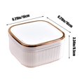 thumbnail image 4 of Small Trash Can with Lid, Mini Trash Can for Bathroom, Office and Bedroom, Small Bathroom Garbage Can with Swing Top, Compact Waste Basket for Desk, Dorm & Home, White - Xuniizn, 4 of 9