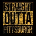 thumbnail image 3 of UGP Campus Apparel Straight Outta Pittsburgh - Pennsylvania Football Hometown Pride Hoodie - Large - Black, 3 of 6