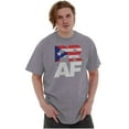 thumbnail image 4 of Puerto Rico Rican Boricua AF Flag Men's Graphic T Shirt Tees Brisco Brands S, 4 of 4
