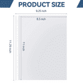 thumbnail image 2 of 300 Pack Sheet Protectors 8.5 x 11 inch, Clear Plastic Page Protectors for 3 Ring Binder, Plastic Sleeves for Binders Documents Protectors, 2 of 7