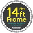 thumbnail image 3 of Yescom Trampoline Replacement Mat W/96V-Ring for 14FT Trampoline Frame 8.5" Spring, UV Resistant, 3 of 9