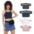 thumbnail image 4 of Women Men Fashion Waist Pack Small Belt Bag With Adjustable Strap For Running, Travel And Hiking, 4 of 5
