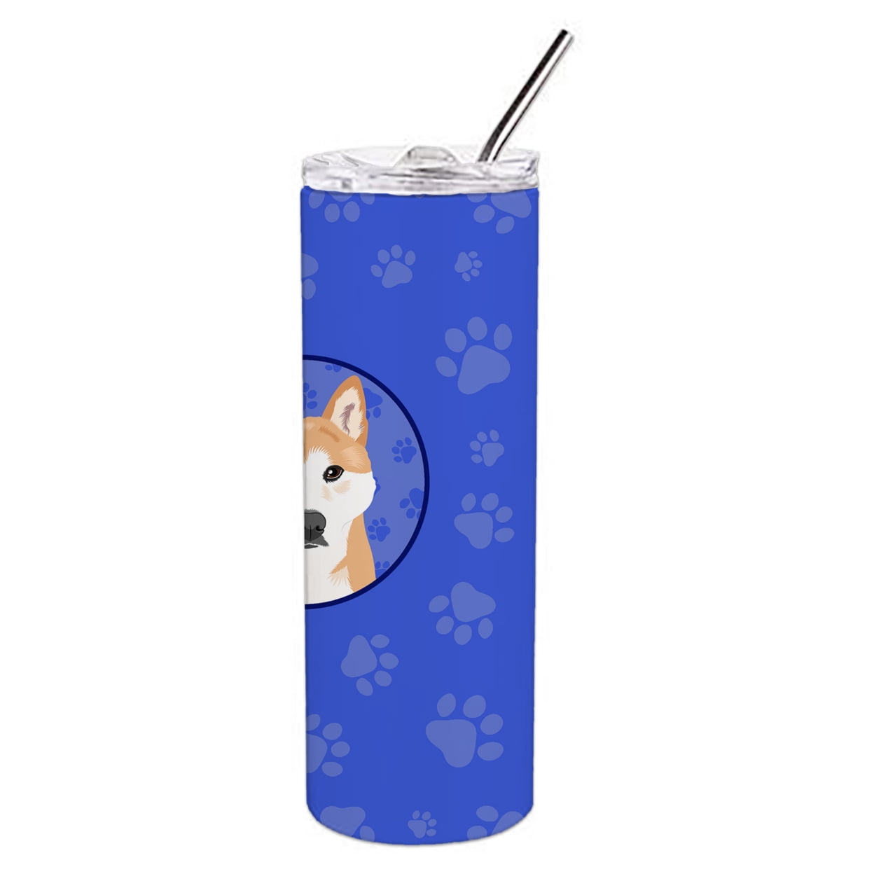Shiba Inu Red #1  Stainless Steel 20 oz Skinny Tumbler 3 in x 8.25 in