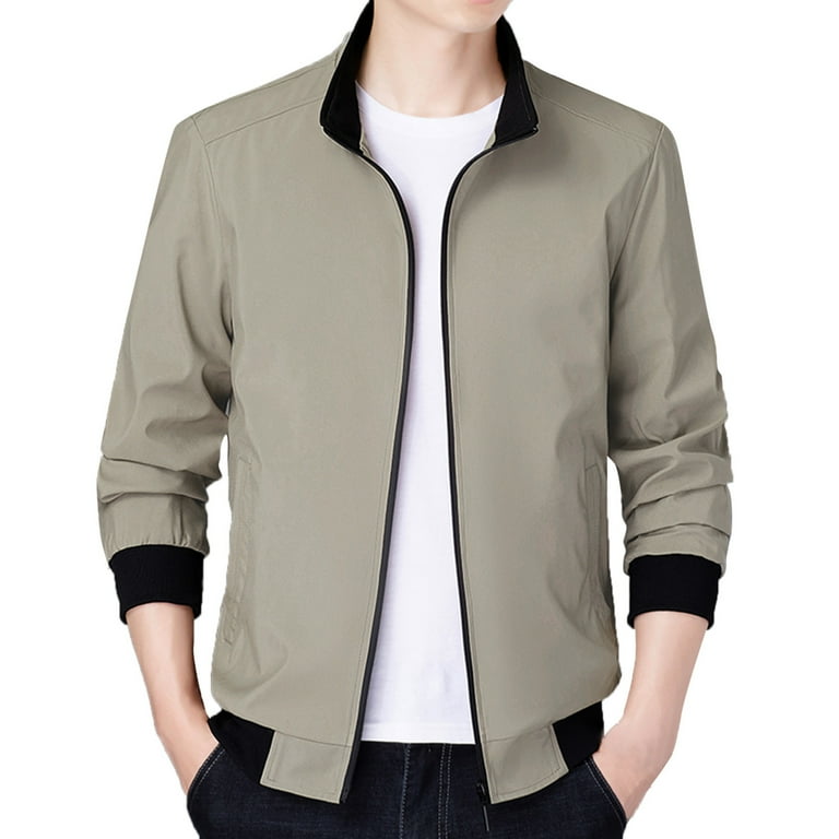 Cotton sales khaki jacket