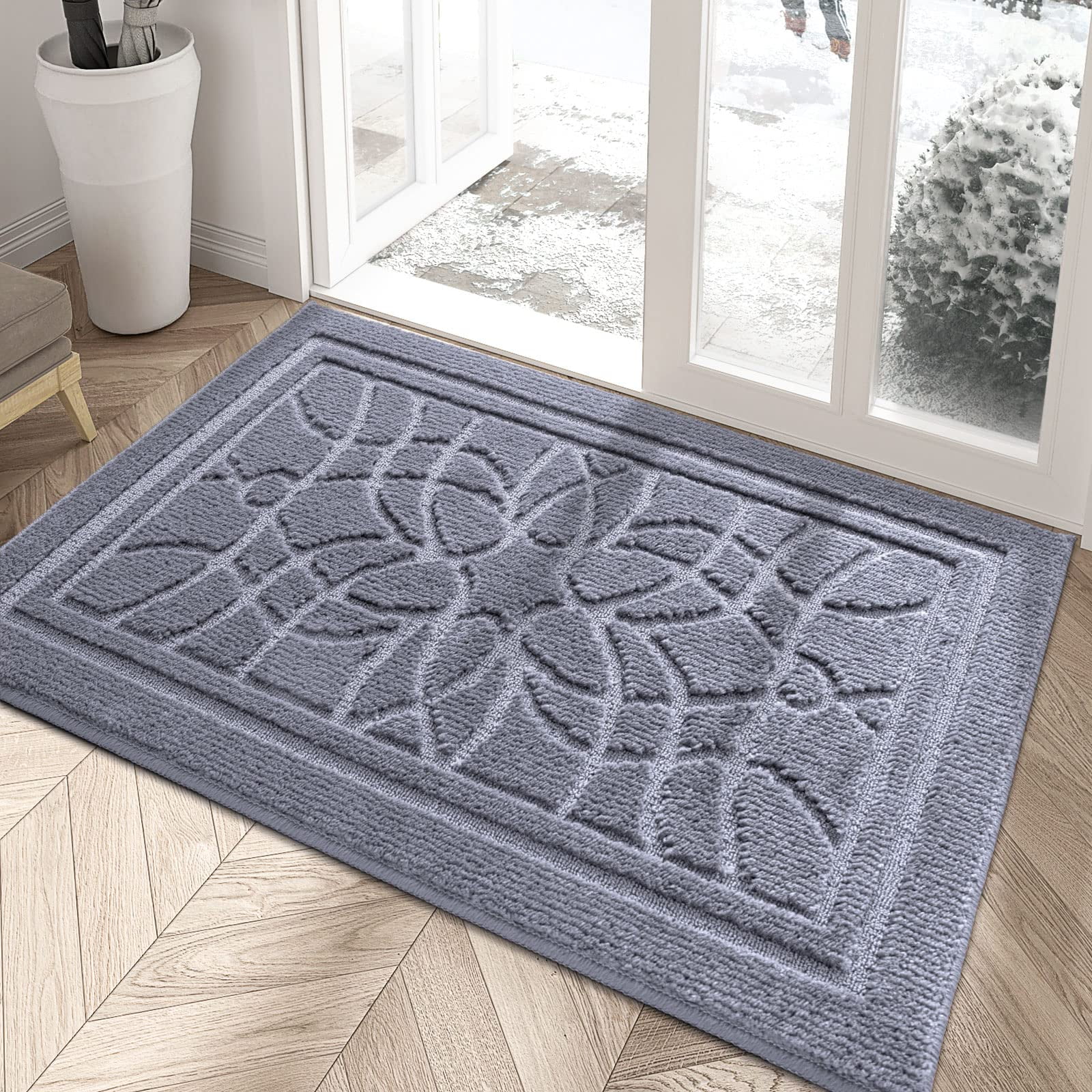 morgantag Indoor Doormat Rubber Door Mat, 20x 32, Heavy Duty Doormat,  Waterproof, Easy Clean, Machine Washable, Low-Profile Doormats for  Entryway