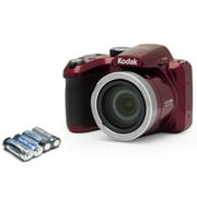 KODAK PIXPRO AZ401 Bridge Digital Camera - 16MP 40X Optical Zoom HD720p video (Red)