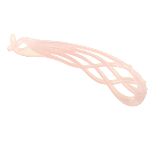 Parcelona French Curved Large 4" Celluloid Banana Hair Clip for Women