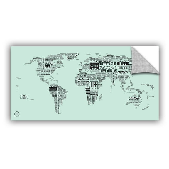 'World of Life: Plain III' Removable Wall Art Mural