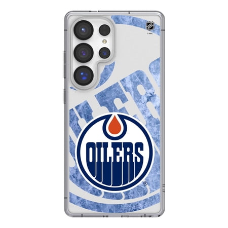 Edmonton Oilers Galaxy Clear Ice Case