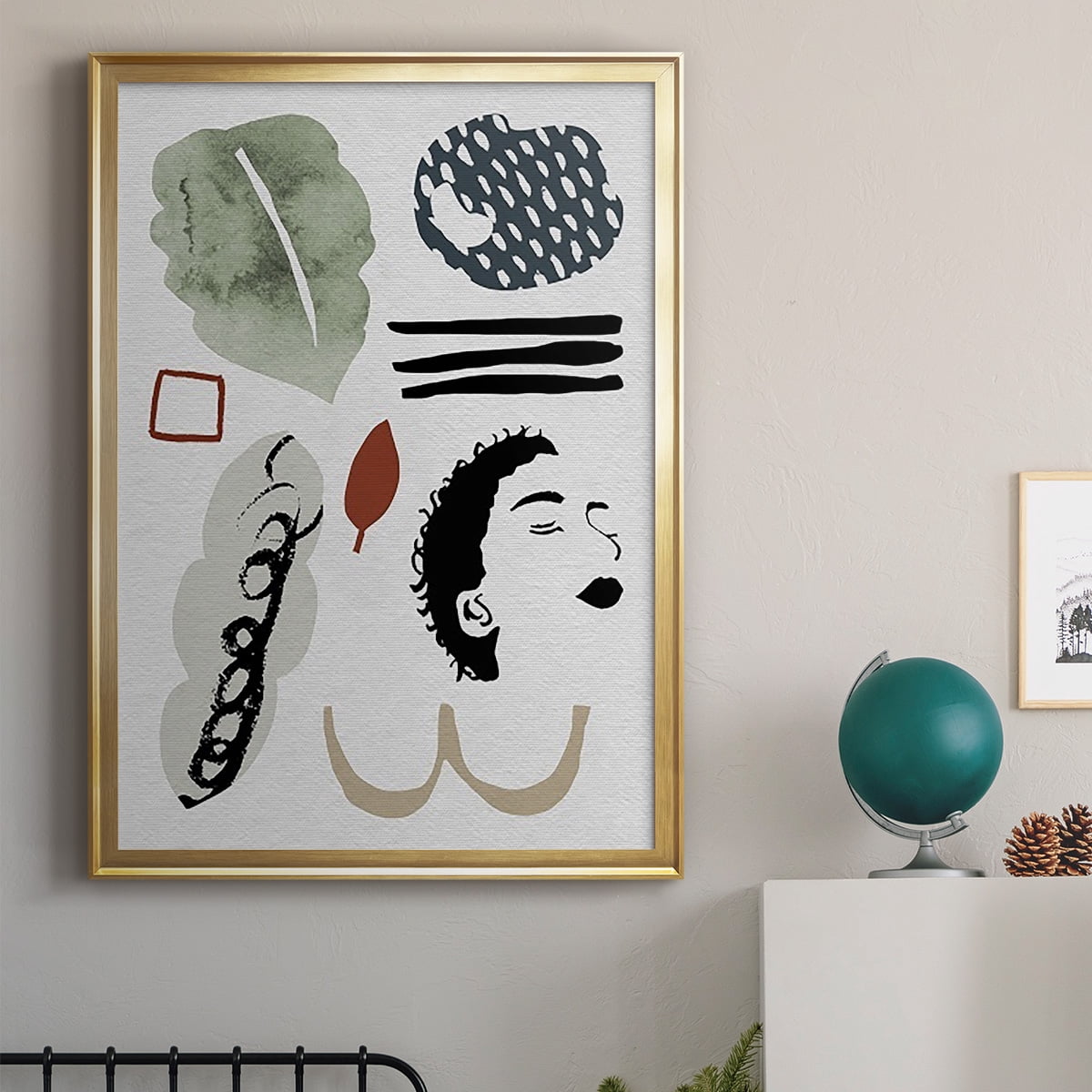 Collected Mindfulness III Premium Framed Print, in Gold, Black, or Silver - Ready to Hang