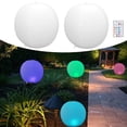 thumbnail image 2 of Lámpara solar, lámpara de bola solar LED Decoración al aire libre Luz flotante Uso conveniente Jadeshay A, 2 of 8