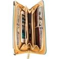 thumbnail image 5 of Women's Clutch Wallet Evening Purse Wristlet with Cell Phone Compartment (Fits up to 6.25In x 3.1In), 5 of 7