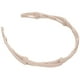thumbnail image 3 of Diadema plegable compacta, diadema con bolsillo retráctil, aros para el pelo, tocado para niñas, color caqui, 3 of 5