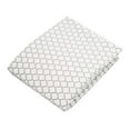 thumbnail image 1 of Kushies Flannel Fitted Crib Sheet - Grey Ornament, 1 of 2