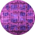 thumbnail image 1 of Ahgly Company Indoor Round Persian Pink Bohemian Area Rugs, 5' Round, 1 of 4