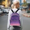 thumbnail image 7 of FORMRS Mini Backpack Purse for Women Travel Daypack Casual Shoulder Bag, Gradient Love, 7 of 7