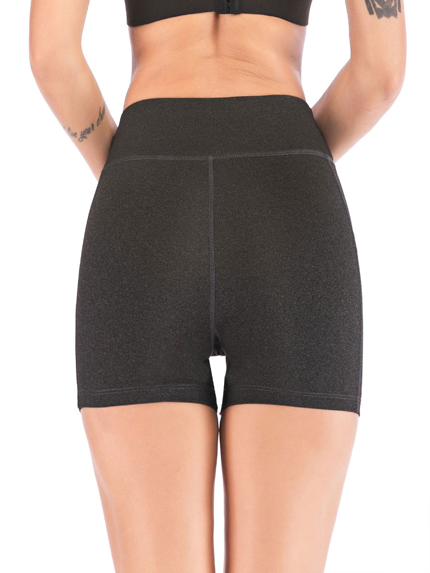 SportsX Womens Premium Fitness Stretch Active Workout Midi Shorts