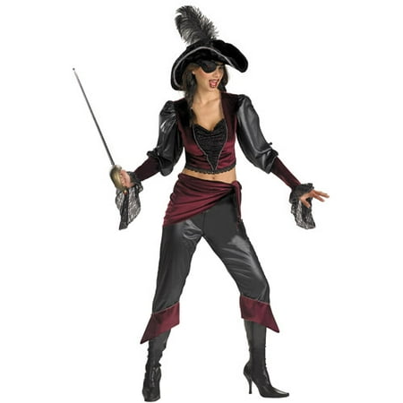 Buccaneer Beauty Adult Halloween Costume, One Size