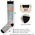 thumbnail image 3 of FREEAMG Celebrate Holiday Canada Day Beavers Elements Compression Socks for Women and Men, 1 Pair, 3 of 7