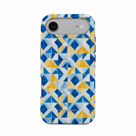 CASETEROID Tough Case for iPhone 17 Air – Dual-Layer Protection, Shockproof [Compatible with MagSafe] – Mediterranean Mosaic Case
