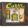 CURVE 3 PCS SET FOR MEN: 2.5 EDC SP and 1OZ DEOD STCK and 3.4 AFTERSHAVE BALM