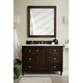 thumbnail image 4 of James Martin Furniture 301-V48-BNM-4CAR Copper Cove Encore 48 in. Single Vanity & 4 cm Carrara White Marble Top, Burnished Mahogany, 4 of 6