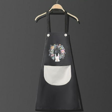

Apron Home Kitchen Apron Bib Waterproof And Oil-Proof Apron Hand Wipe Available For Both Men And Women Kitchen Apron